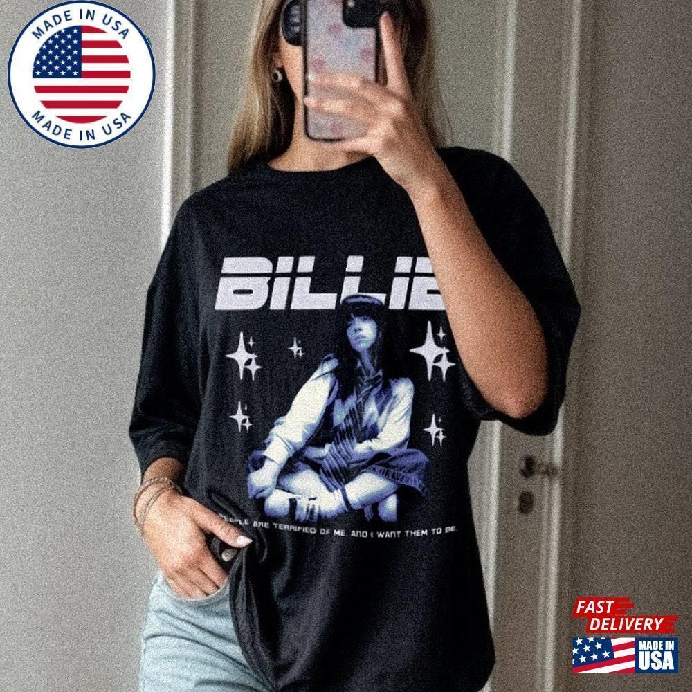 Billie Eilish Shirt Y2K Inspired  Tshirt Happier Than Ever